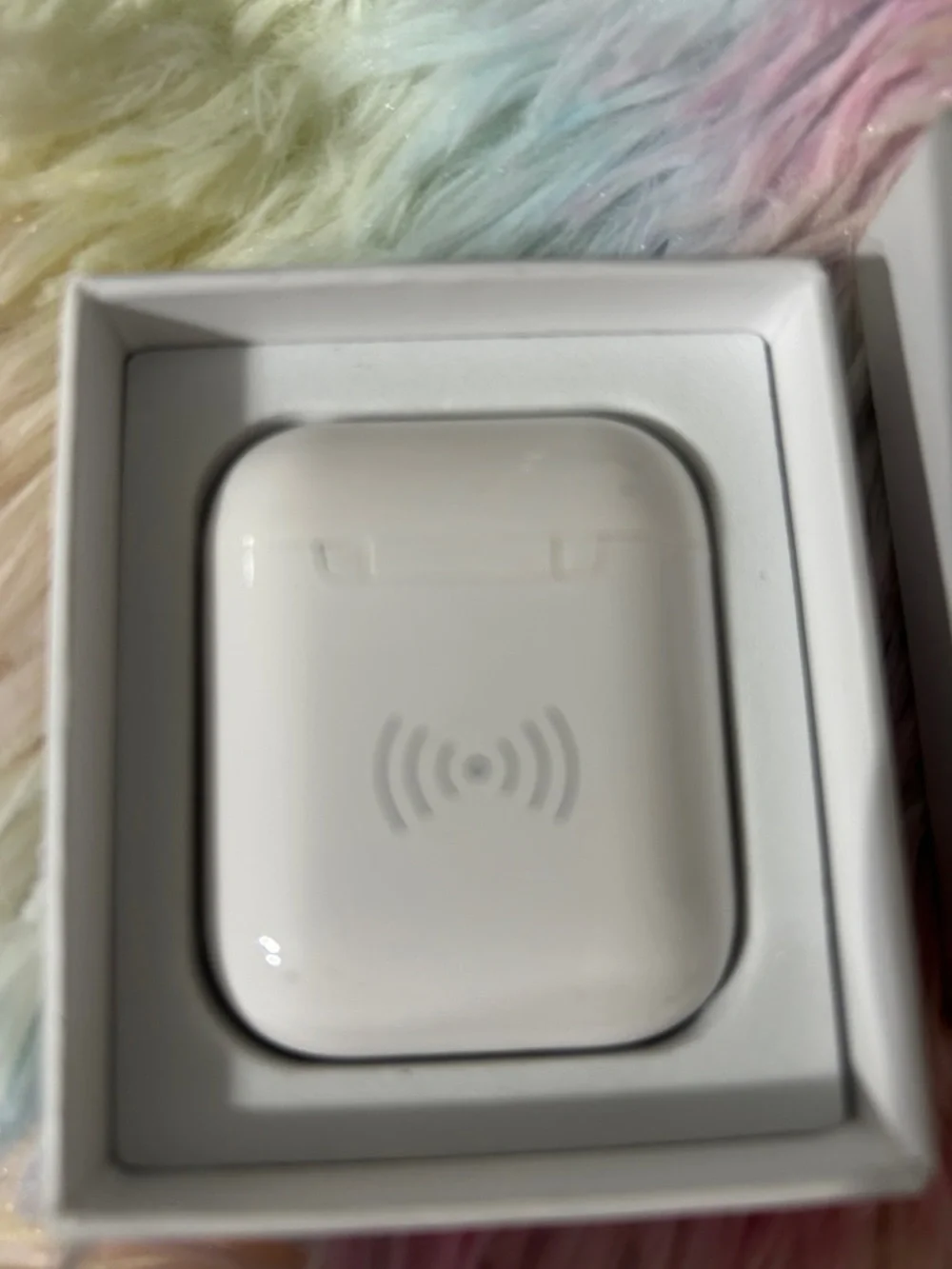 White AirPods Charging Case Accessory